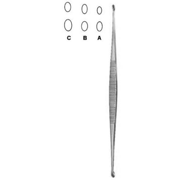 Williger Bone Curette, double-ended
